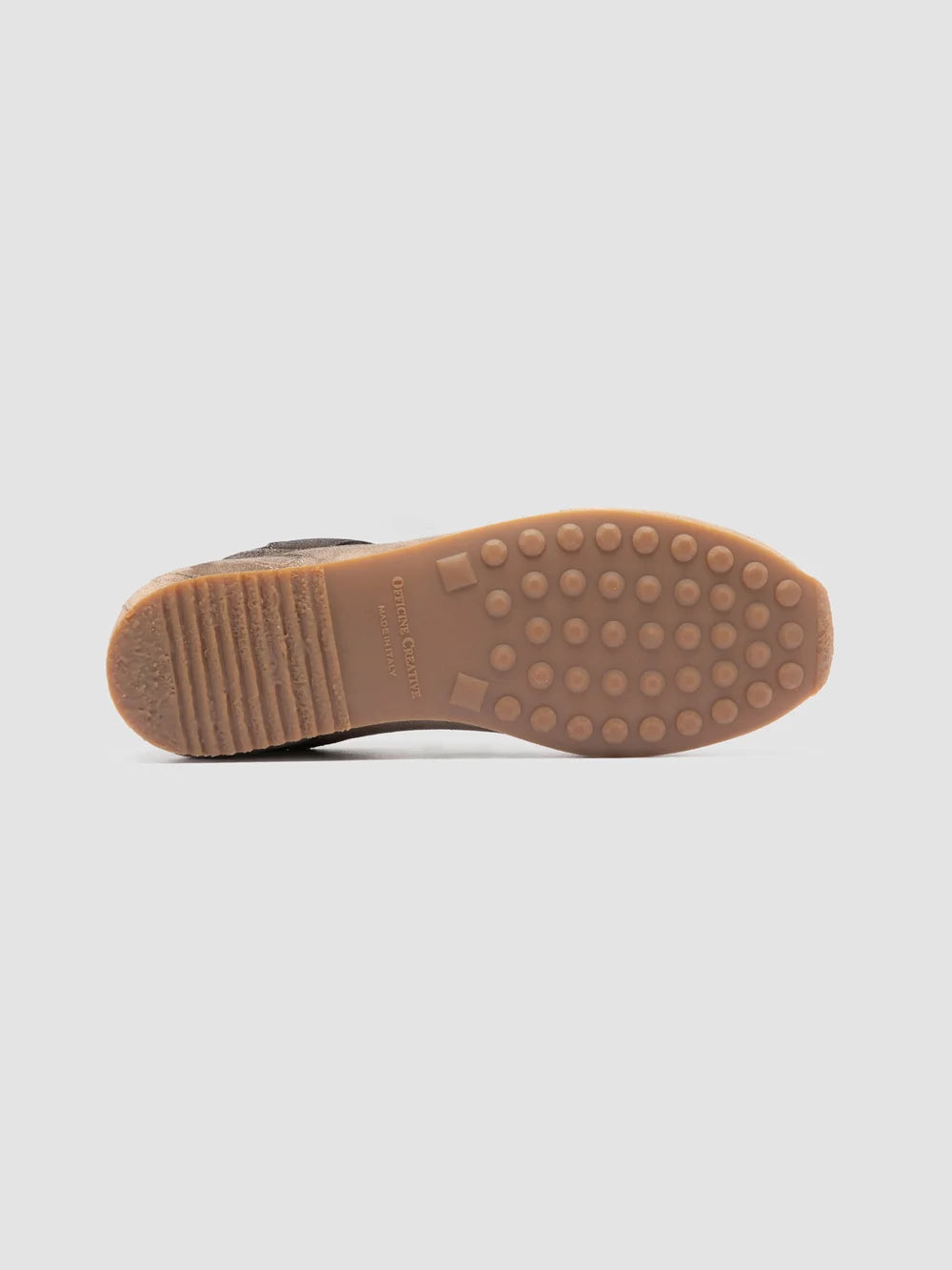AWAY 004 - Taupe Suede Low-Top Sneakers - image 5,side view