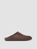 BABOUCHE 001 - braune Pantoletten aus Wildleder - thumb image 1,side view