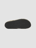 BABOUCHE 005 - Grüne Pantoletten aus gewebtem Leder - thumb image 5,side view