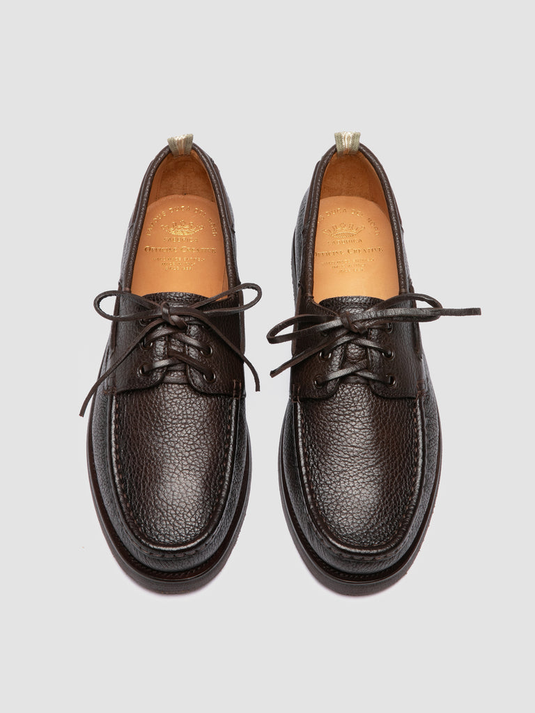 BALFRON FLEXI 003 - Brown Leather Boat Shoes