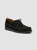 BALFRON FLEXI 003 - Schwarze Bootsschuhe aus Wildleder - thumb image 3,side view