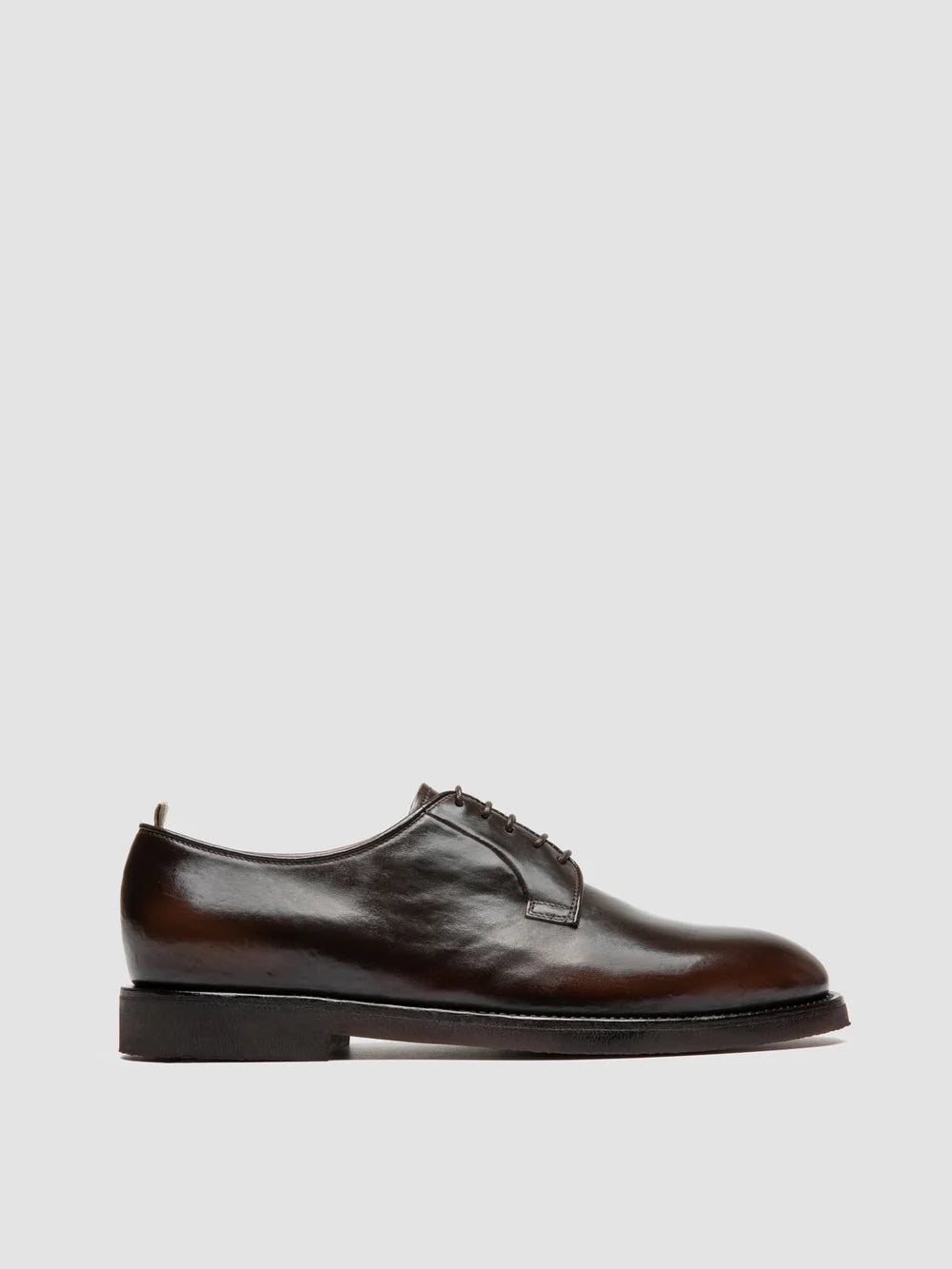 BARITON FLEXI 001 - Brown Leather Derby Shoes - image 1,side view
