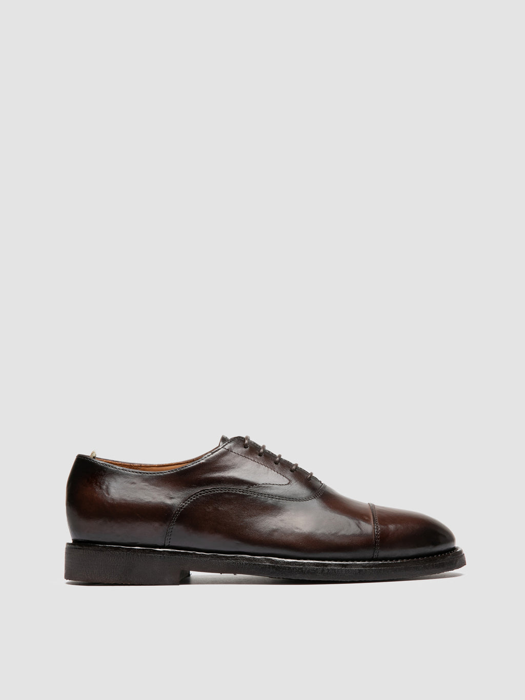 BARITON FLEXI 003 - Brown Leather Oxford Shoes - image 1,side view