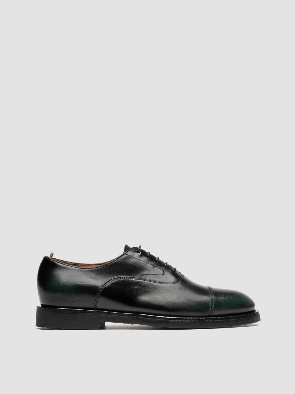 BARITON FLEXI 003 - Schwarze Oxford-Schuhe aus Leder - image 1,side view