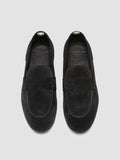 BILT 001 - Schwarze Penny-Loafer aus Wildleder - thumb image 2,side view