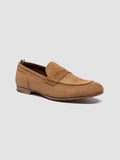 BUG 001 - Braune Penny-Loafer aus Wildleder - thumb image 3,side view
