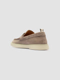 BONES 001 - Taupe Suede Penny Loafers - thumb image 4,side view