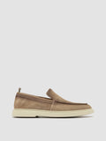 BONES 002 - Taupe Suede Loafers - thumb image 1,side view
