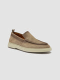 BONES 002 - Taupe Suede Loafers - thumb image 3,side view