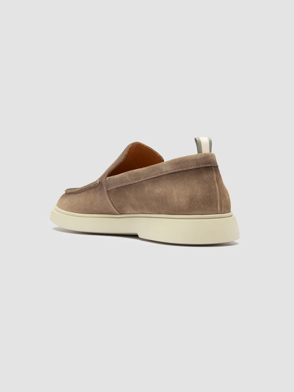 BONES 002 - Taupe Suede Loafers - image 4,side view