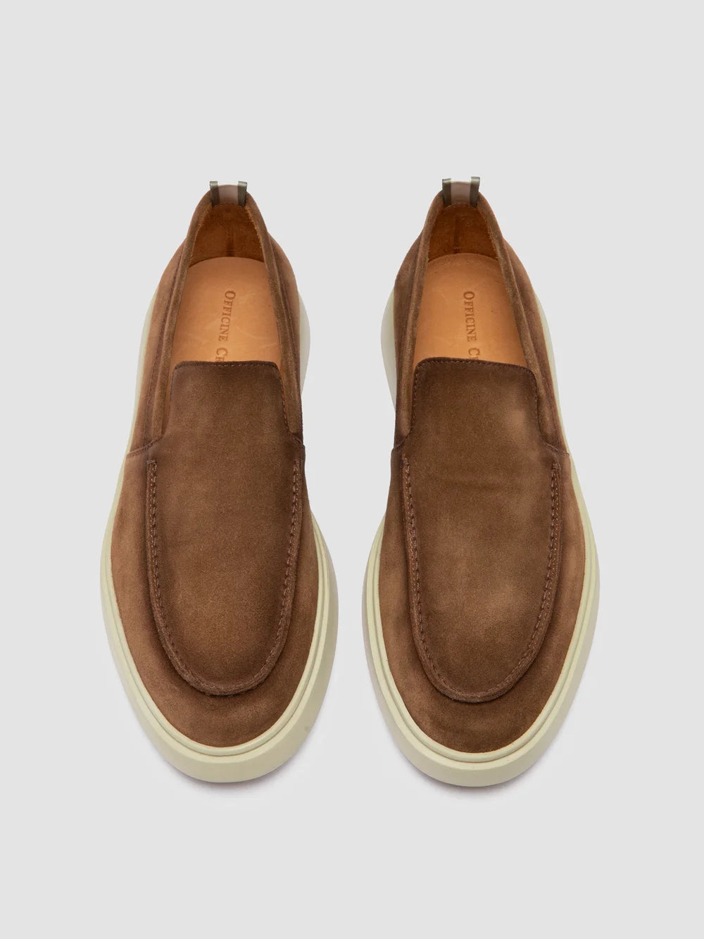BONES 002 - Brown Suede Loafers - image 2,side view