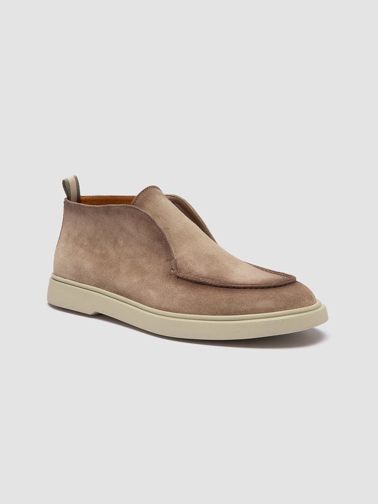 BONES 003 - Beige Suede Chukka Boots