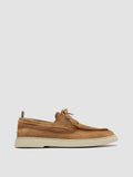 BONES 013 - Camel Suede Boat Shoes - thumb image 1,side view