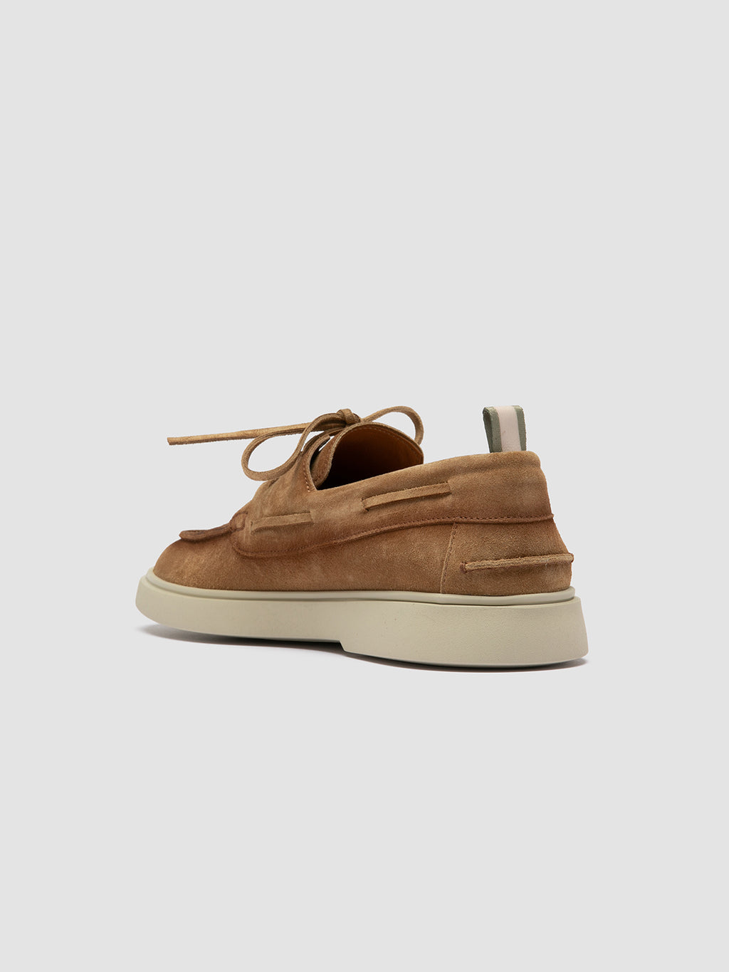BONES 013 - Camel Suede Boat Shoes - image 4,side view