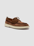 BONES 013 - Brown Suede Boat Shoes - thumb image 3,side view