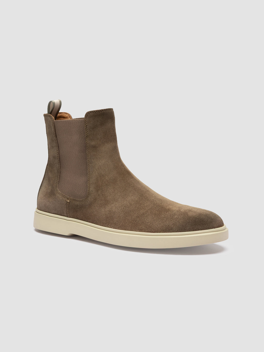 BONES 014 - Grüne Chelsea-Stiefel aus Wildleder - image 3,side view