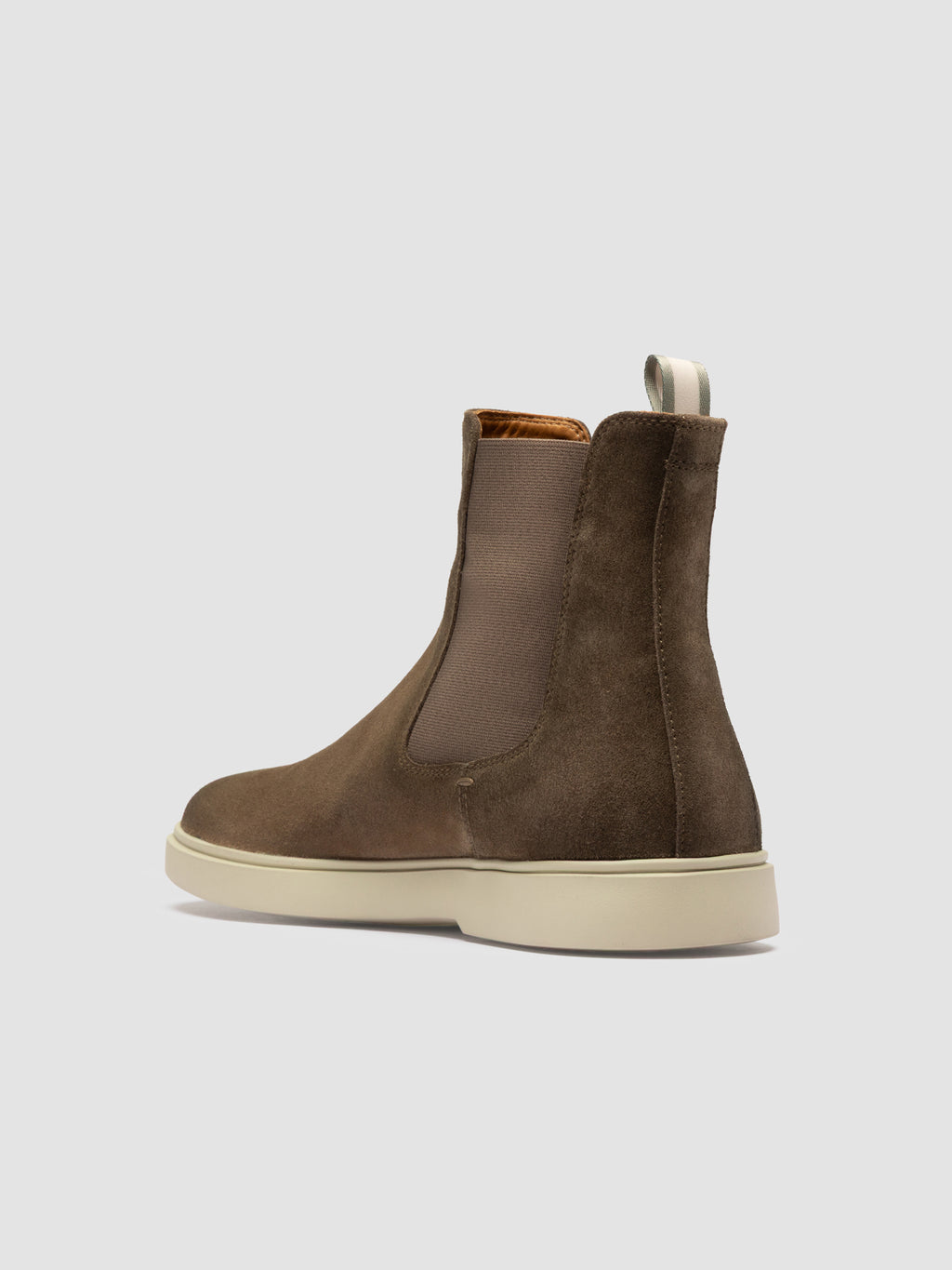 BONES 014 - Grüne Chelsea-Stiefel aus Wildleder - image 4,side view