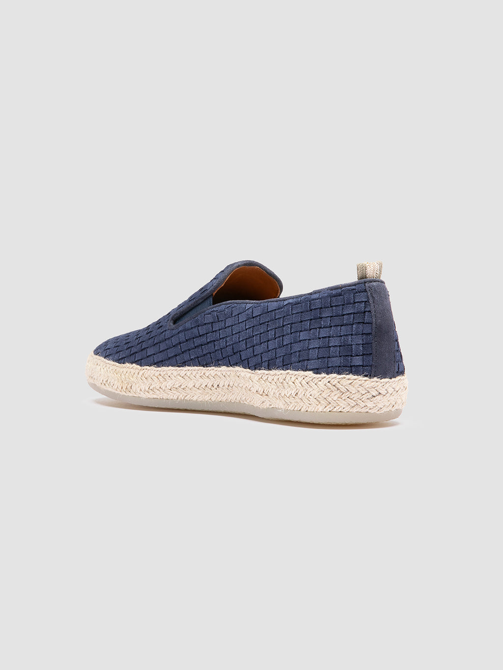 BOWLINE 001 - blaue gewebte Espadrilles - image 4,side view