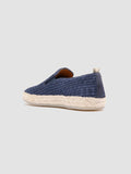BOWLINE 001 - blaue gewebte Espadrilles - thumb image 4,side view