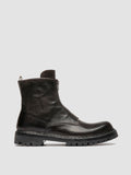 BULLA DD LUG 114 - Grey Leather Zip Boots - thumb image 1,side view