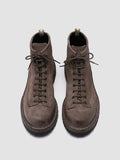 BULLA DD LUG 115 - Taupe Suede Lace Up Boots - thumb image 2,side view