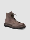 BULLA DD LUG 115 - Taupe Suede Lace Up Boots - thumb image 3,side view