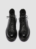 BULLA DD LUG 115 - Black Leather Lace Up Boots - thumb image 2,side view