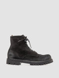 BULLA DD LUG 116 - Black Suede Lace Up Boots - thumb image 1,side view