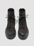 BULLA DD LUG 116 - Black Suede Lace Up Boots - thumb image 2,side view