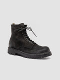 BULLA DD LUG 116 - Black Suede Lace Up Boots - thumb image 3,side view