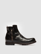 BULLA DD 113 - Braune Lederstiefel mit Reißverschluss