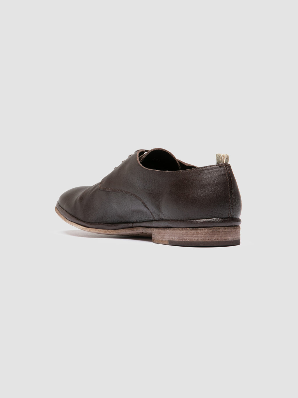 CALIFORNIA 005 - Brown Leather Derby Shoes - image 4,side view