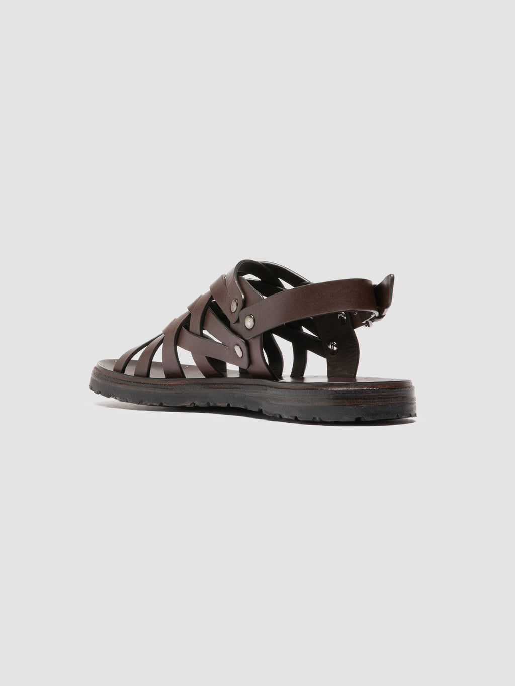 CHIOS 011 - Braune Ledersandalen - image 4,side view