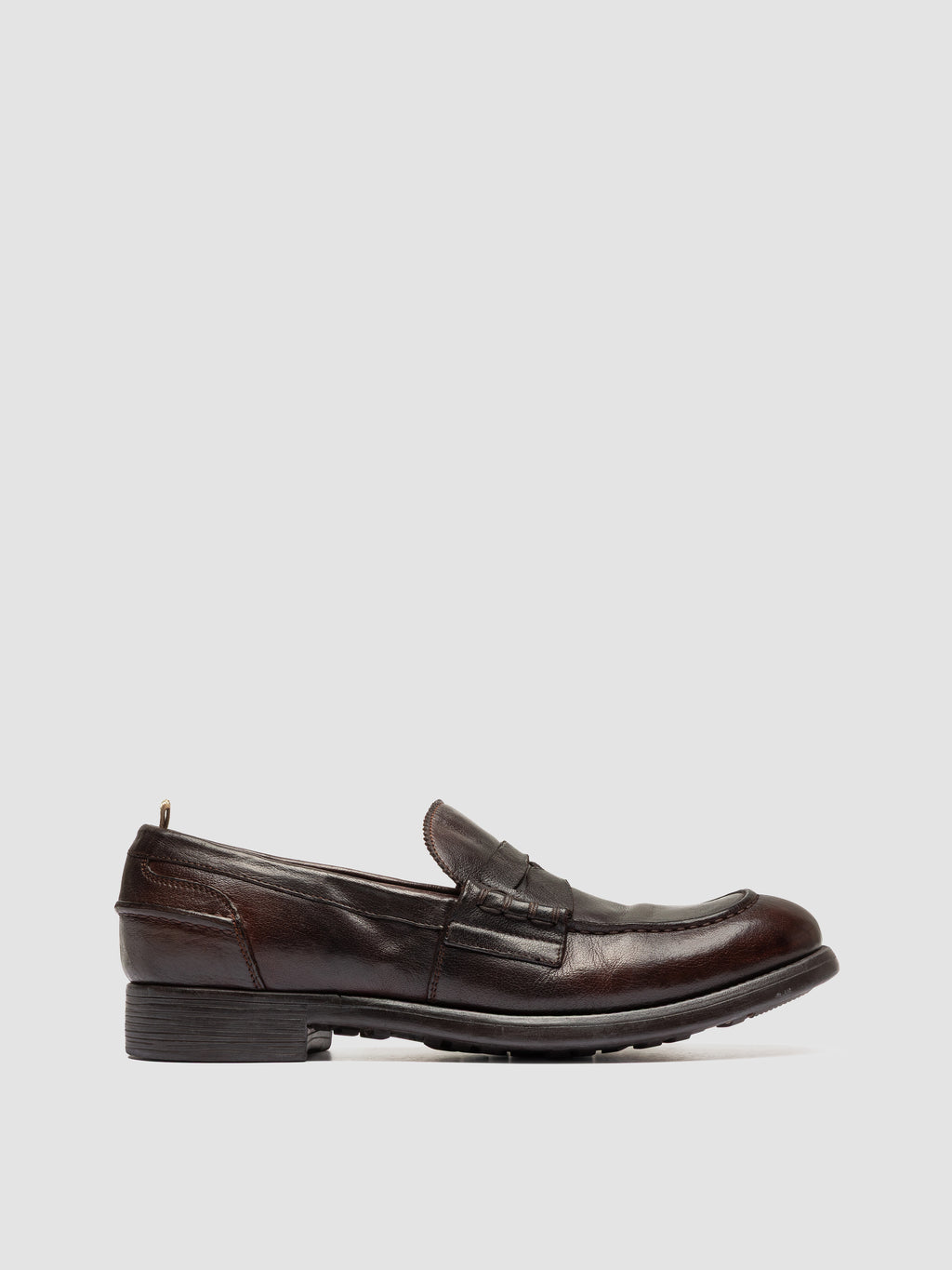 CHRONICLE 056 - Brown Leather Penny Loafer - image 1,side view