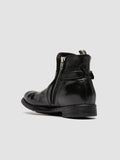 CHRONICLE 068 - Black Leather Zipped Boots - thumb image 4,side view
