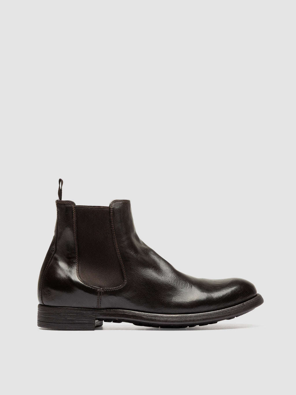 CHRONICLE 074 - Brown Leather Chelsea Boots - image 1,side view