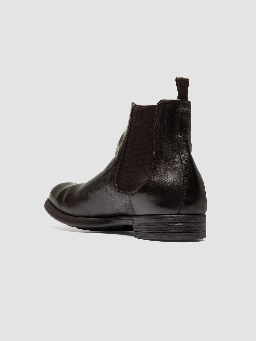 CHRONICLE 074 - Brown Leather Chelsea Boots - image 4,side view