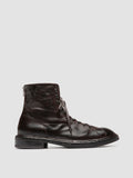 CONCEPT 001 - Brown Leather Zip Boots - thumb image 1,side view