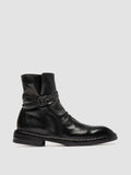 CONCEPT 003 - Black Leather Zip Boots - thumb image 1,side view