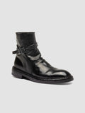 CONCEPT 003 - Black Leather Zip Boots - thumb image 3,side view