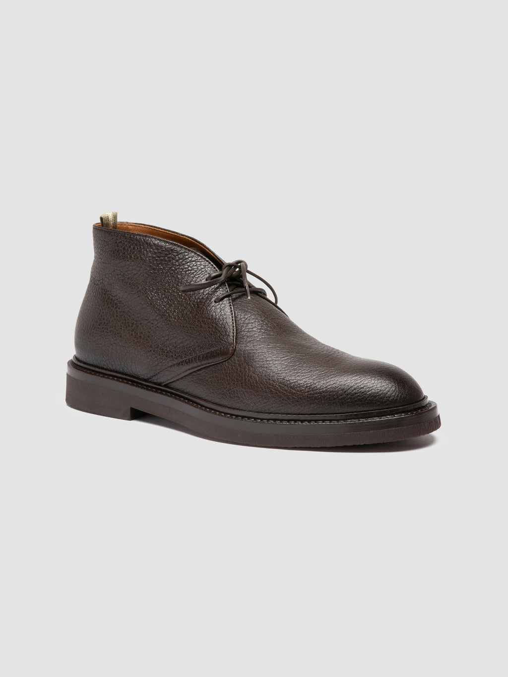 DUDE FLEXI 004 - Brown Leather Chukka Boots - image 3,side view