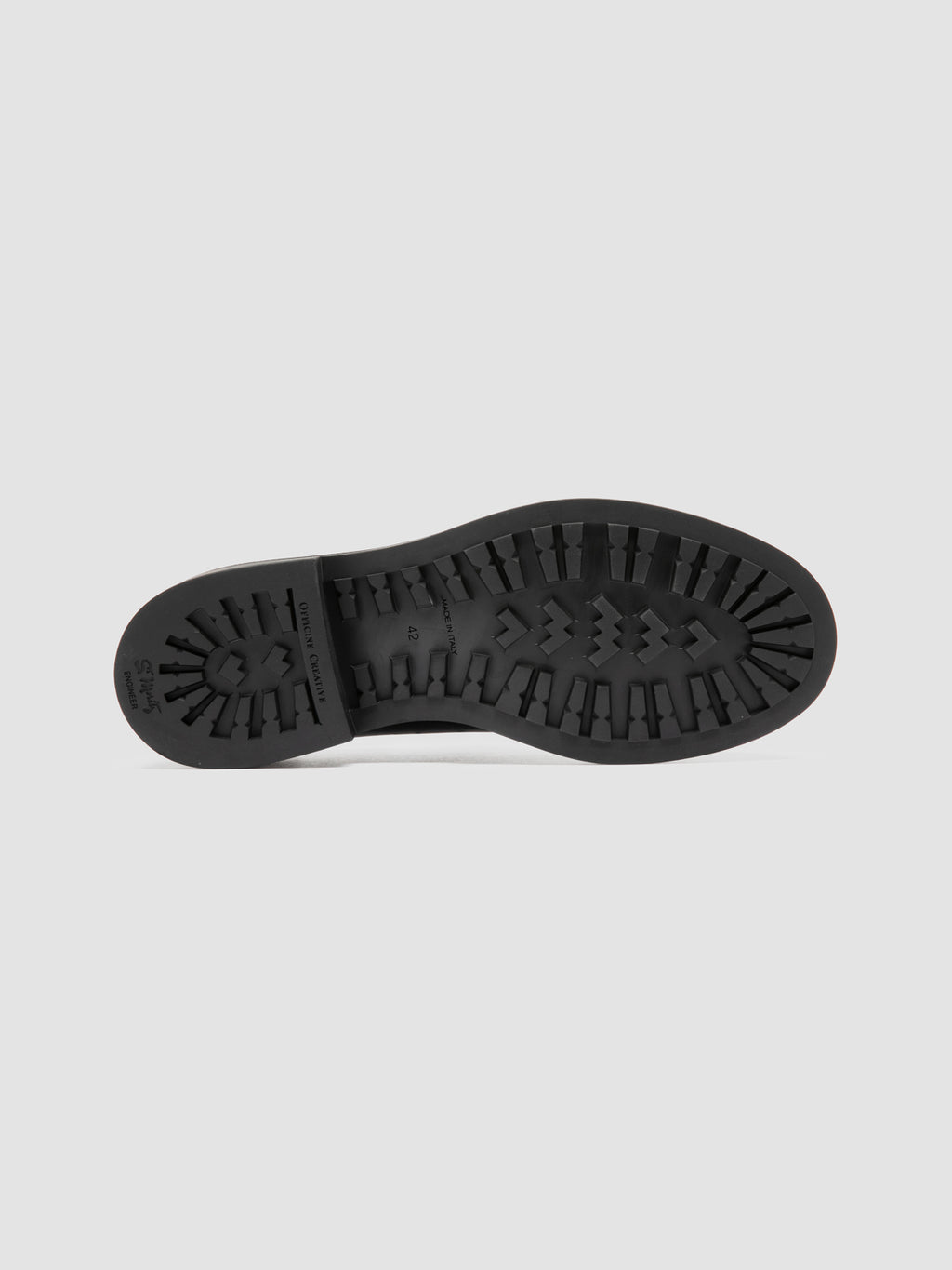 ENGINEER 002 - Black Leather Derby Shoes - image 5,side view