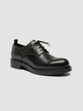 ENGINEER 004 - Black Leather Derby Shoes - thumb image 3,side view
