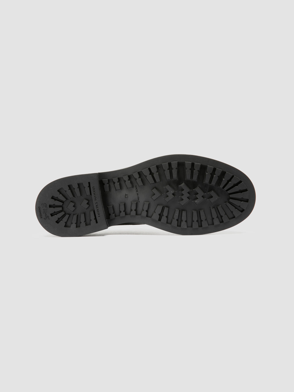 ENGINEER 004 - Black Leather Derby Shoes - image 5,side view