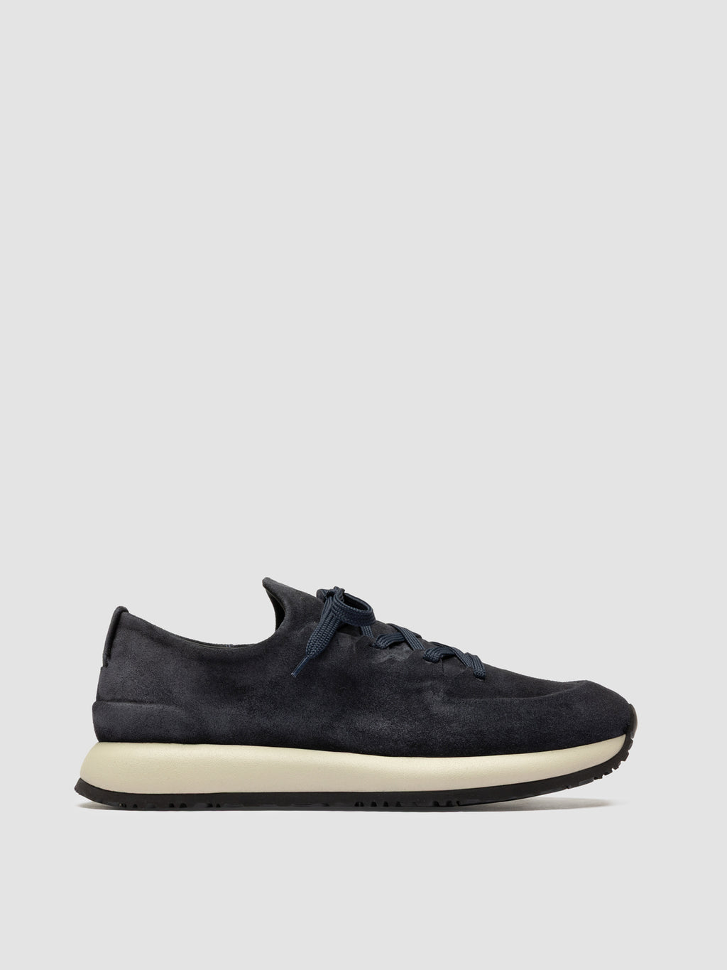 ENTIRE 001 - Navy Suede Sneakers - image 1,side view