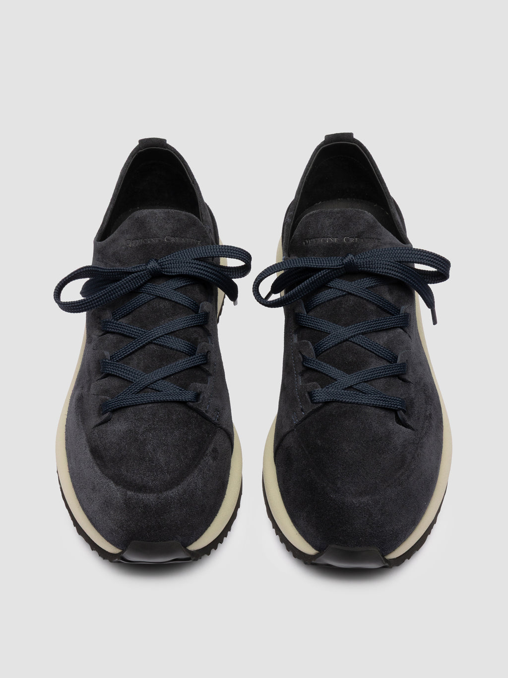 ENTIRE 001 - Navy Suede Sneakers - image 2,side view