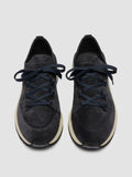 ENTIRE 001 - Navy Suede Sneakers - thumb image 2,side view
