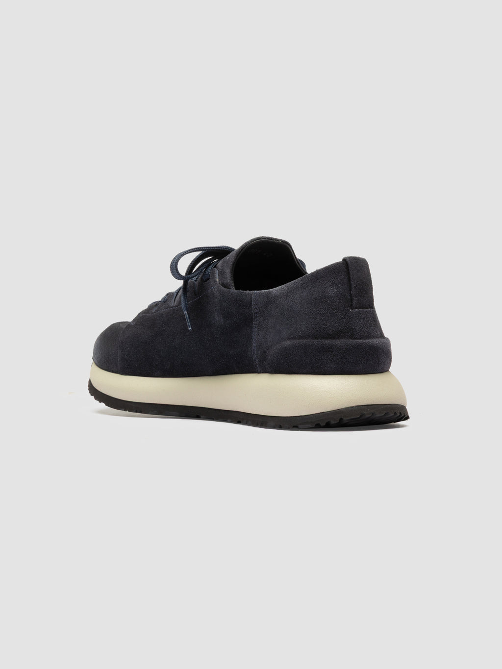 ENTIRE 001 - Navy Suede Sneakers - image 4,side view