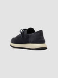 ENTIRE 001 - Navy Suede Sneakers - thumb image 4,side view