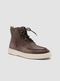 FRAME 004 - Braune Schnürstiefel aus Wildleder - thumb image 3,side view